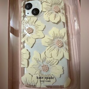 iPhone 13 Kate Spade phone case - jeweled flowers
